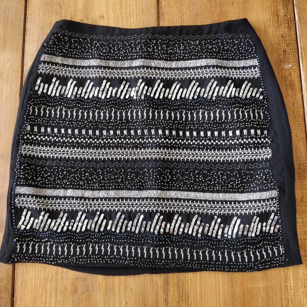 FREE W PURCHASE Beaded H&M Mini Skirt